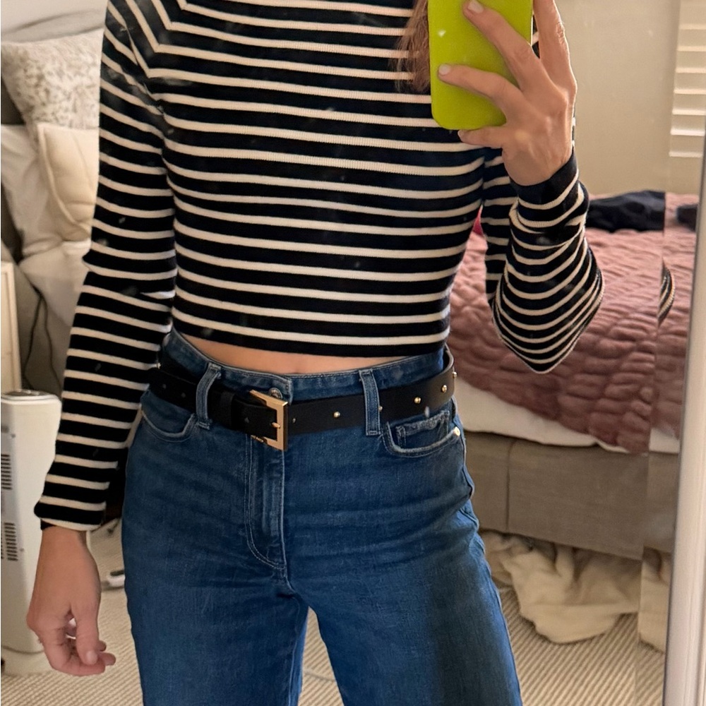 Olivaceous Zebra Print Long Sleeve Top
